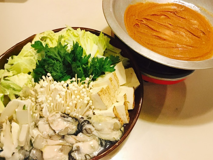 牡蠣土手焼き鍋